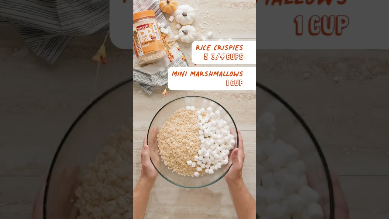 Pumpkin Spice Rice Krispy Treat Recipe
