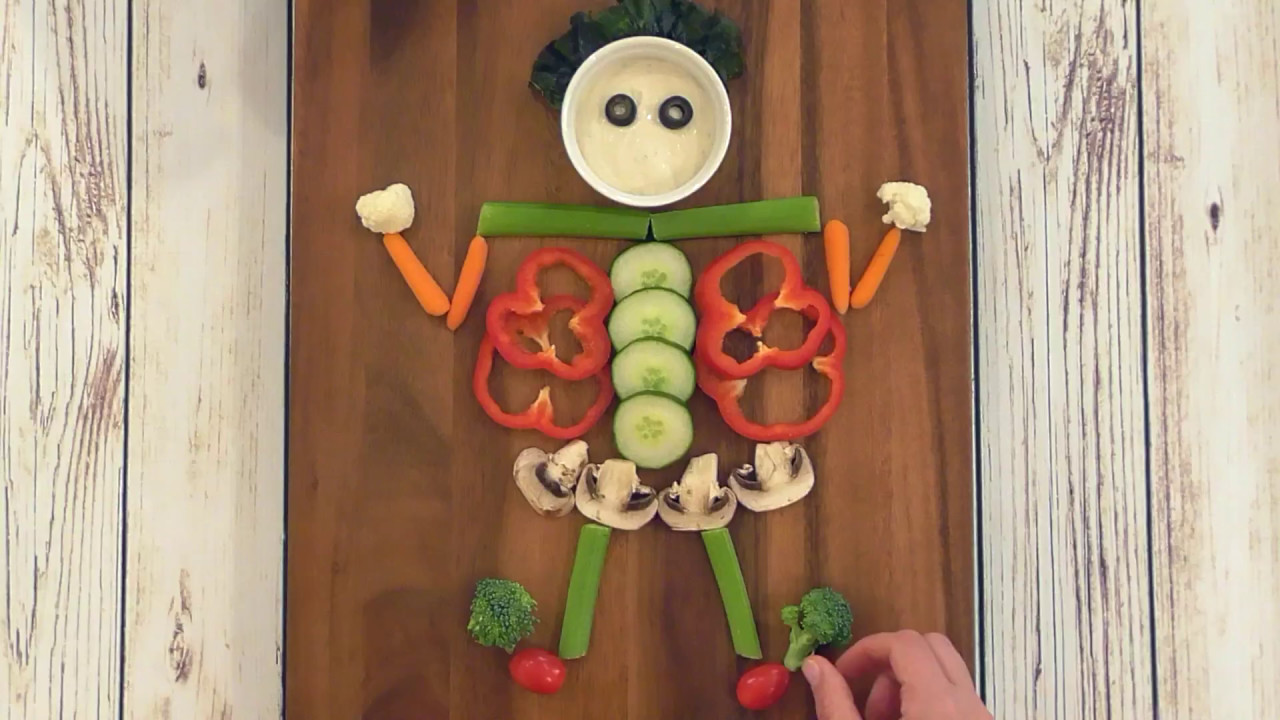 How to Make a Skeleton Vegetable Tray for Halloween - The Produce Moms