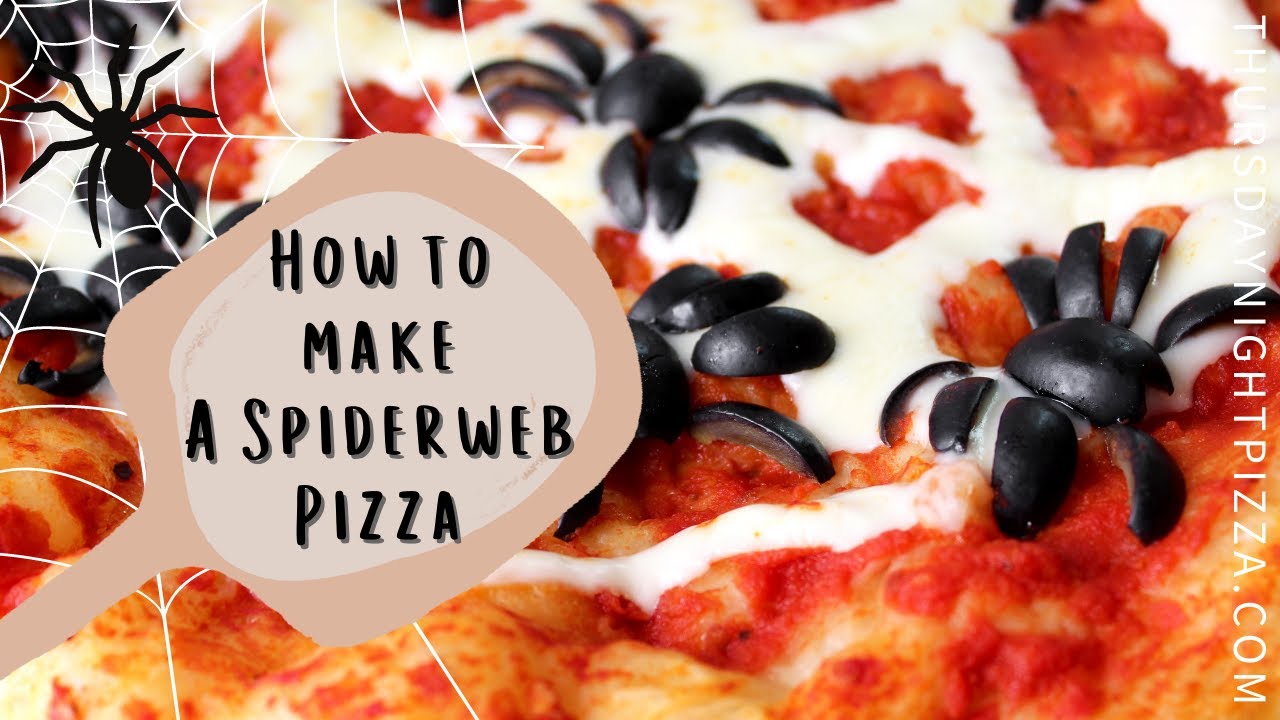 Halloween Spiderweb Pizza Recipe 🕷️🍕
