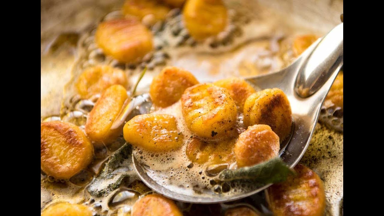 Easy Pumpkin Gnocchi with Sage Butter Sauce