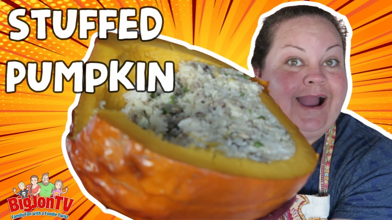 Sausage Stuffed Pumpkin || What's Cookin' Wednesday