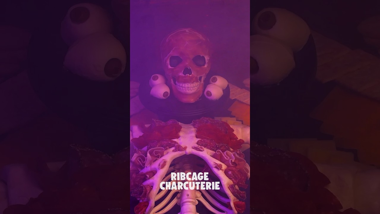 Bone-Chilling Skeleton Charcuterie #shorts