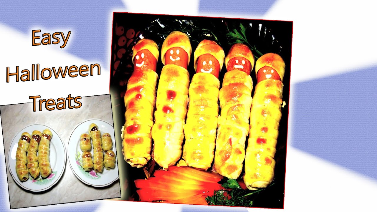 Sausage Mummies for Halloween - Easy Halloween Treats in 30 Minutes