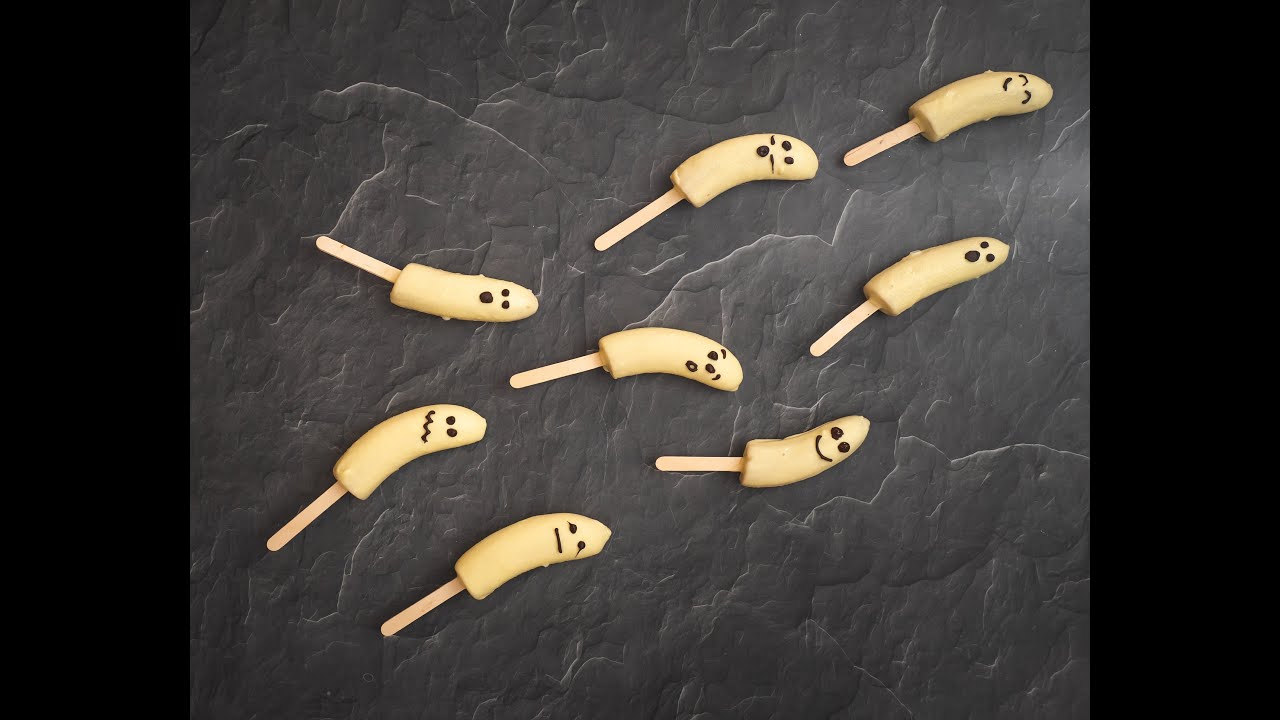 Chocolate Banana Ghosts