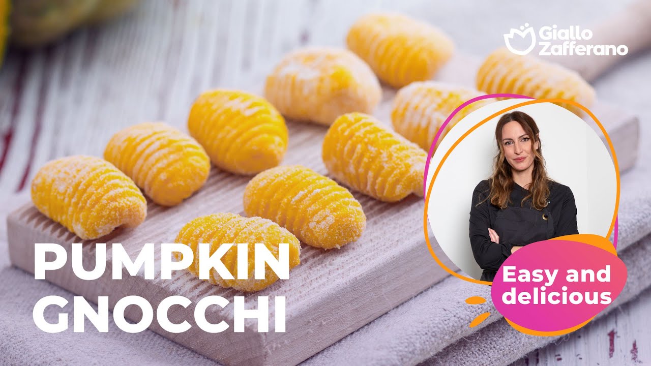 HOMEMADE PUMPKIN GNOCCHI – Quick and easy Italian recipe! 🍂🧡