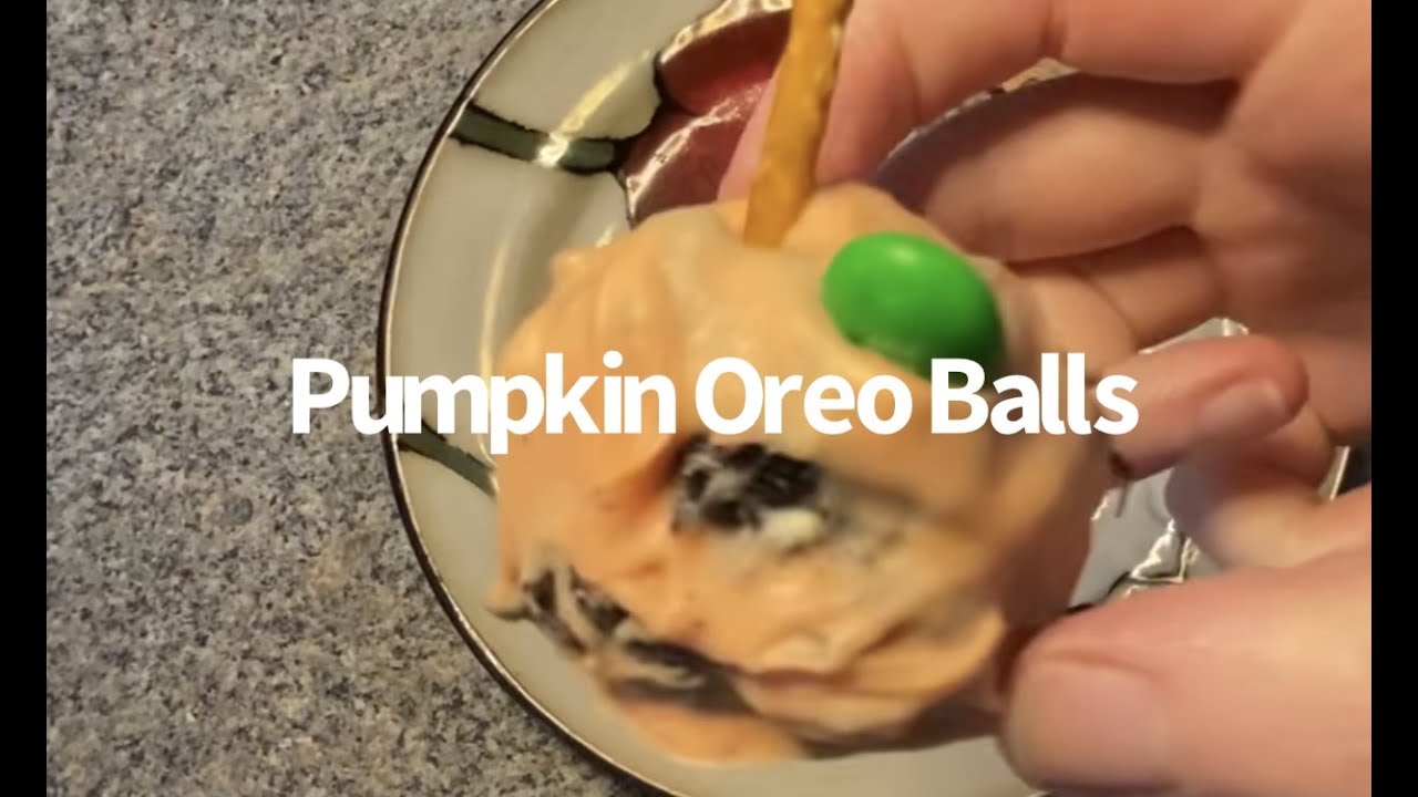 Pumpkin Oreo Balls