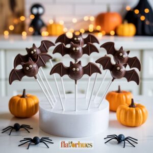 Bat Shaped Chocolate Cake Pops