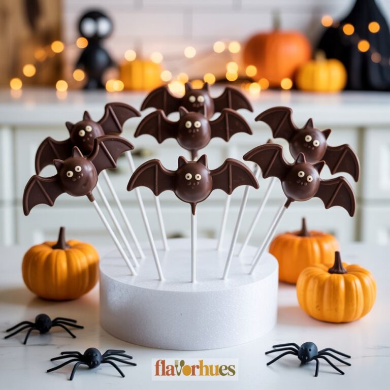 Bat Shaped Chocolate Cake Pops