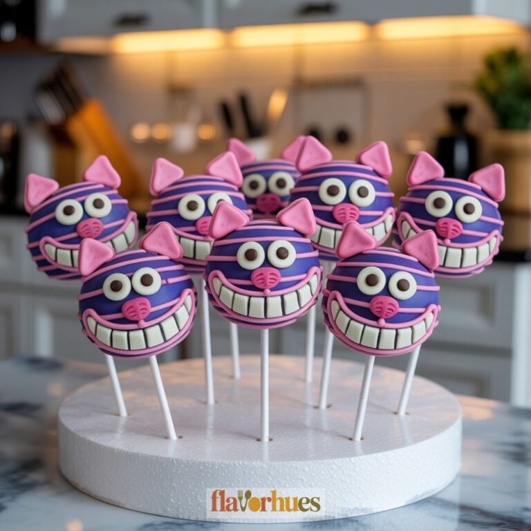 Cheshire Cat Grin Cake Pops Recipe