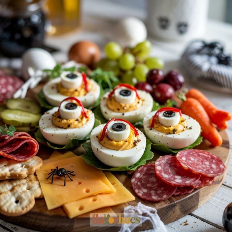 Deviled Egg Eyeballs Charcuterie Board Recipe