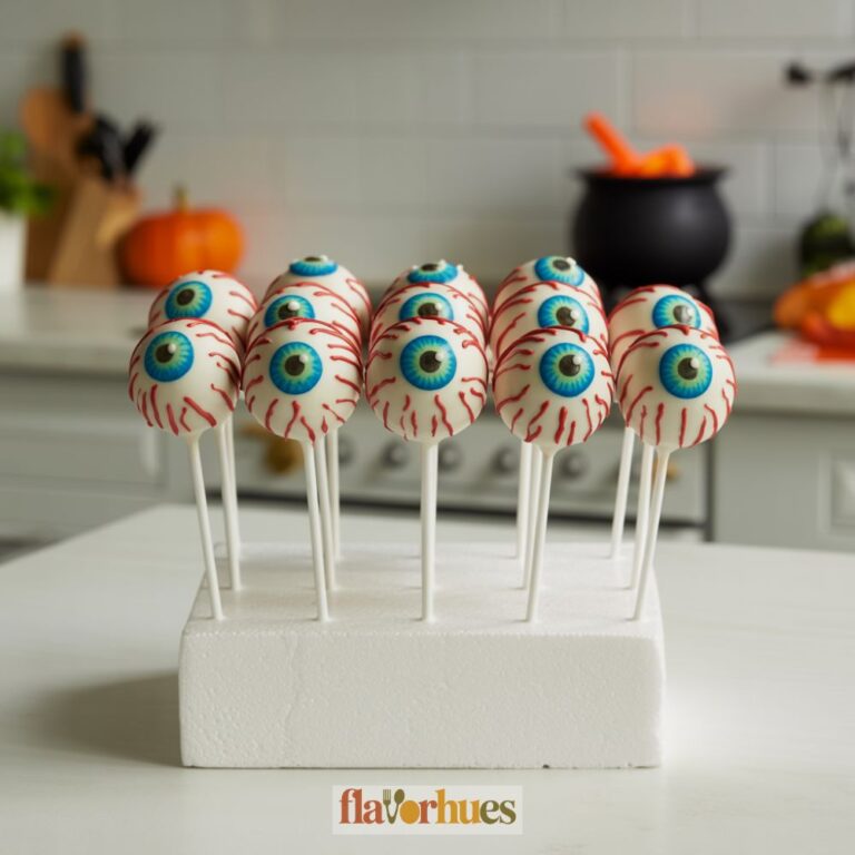 Eyeball Cake Pops with Red Veins Recipe