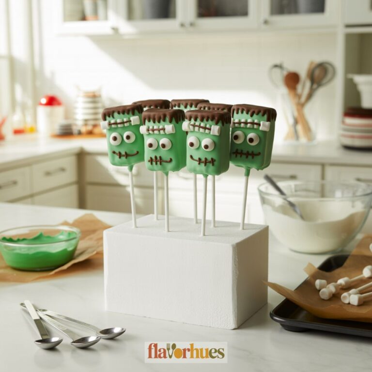Frankenstein Monster Cake Pops Recipe