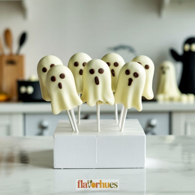 Ghost Shaped Cake Pops Recipe