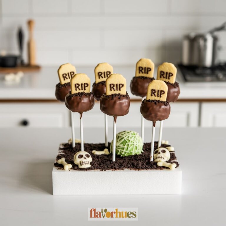 Graveyard Tombstone Cake Pops Recipe