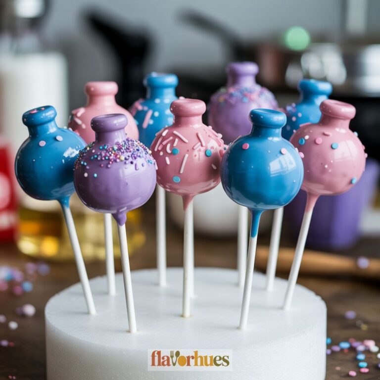 Potion Bottle Cake Pops with Sprinkles Recipe