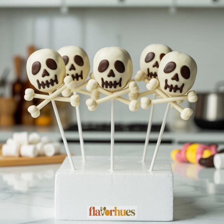 Skull and Crossbones Cake Pops Recipe