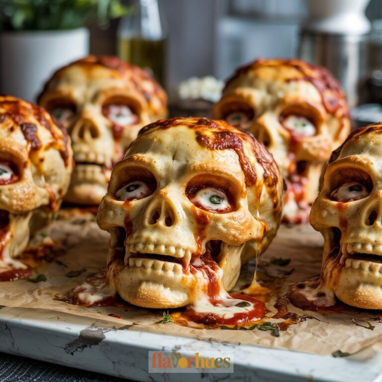 Cheesy Pizza Skulls Recipe