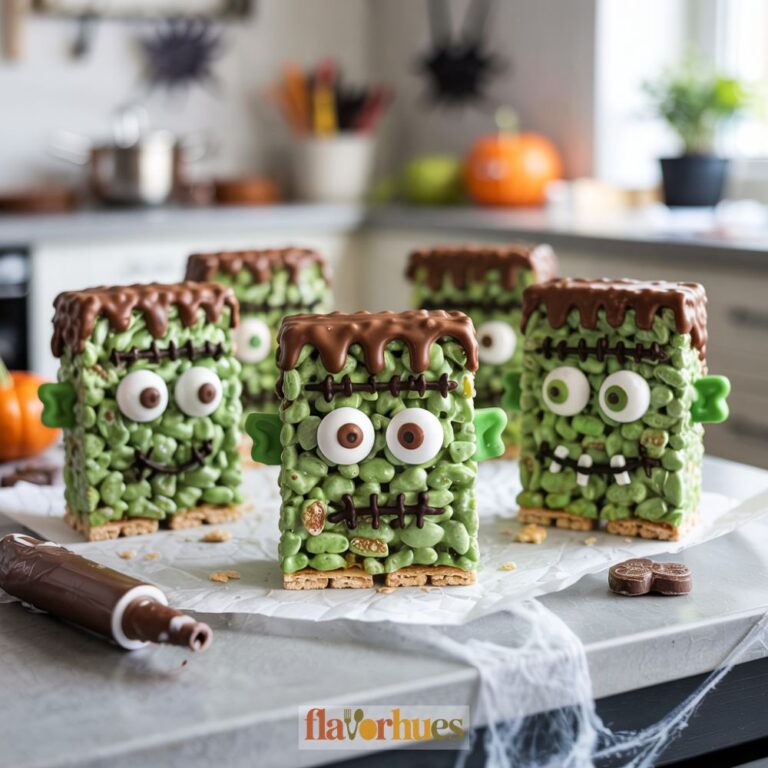 Frankenstein Rice Krispie Treats Recipe