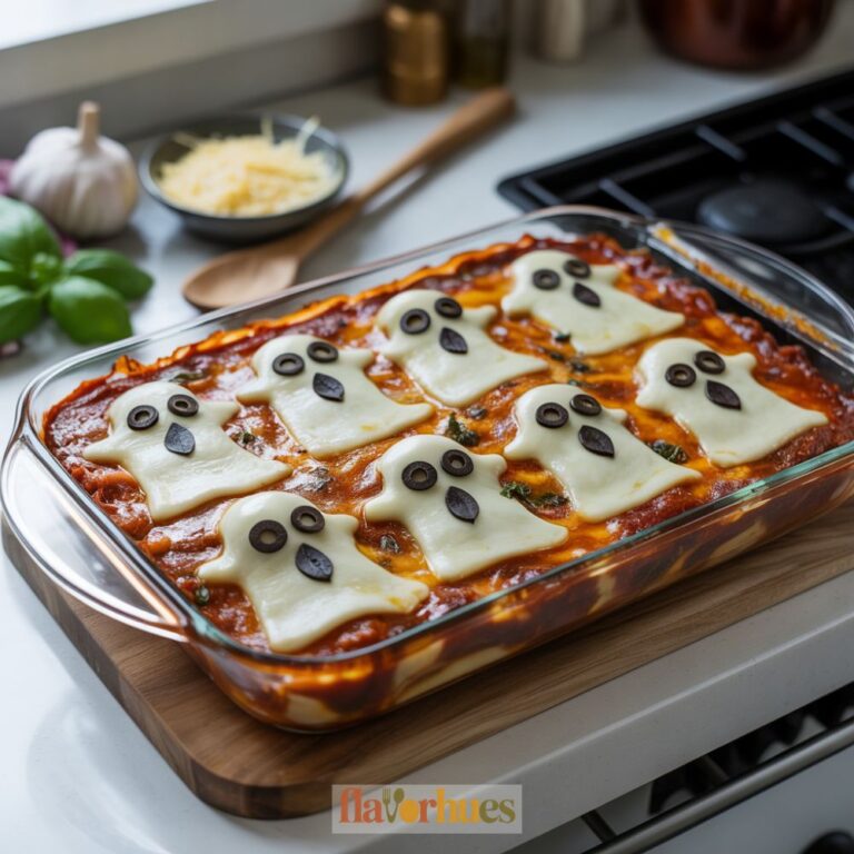 Ghostly Lasagna Recipe