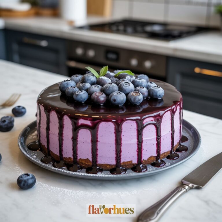 Gothic Blueberry Cheesecake Recipe