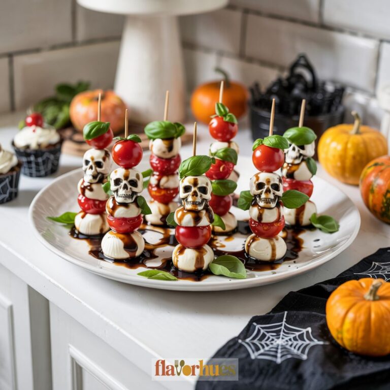 Halloween Caprese Skewers Recipe