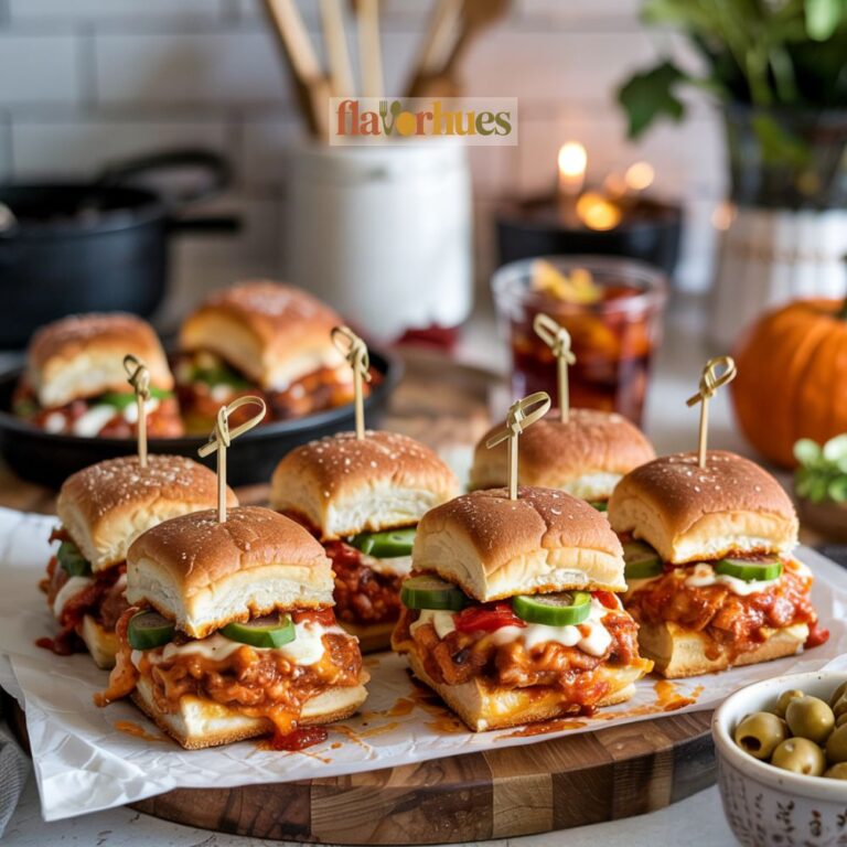 Halloween Chicken Parm Sliders Recipe