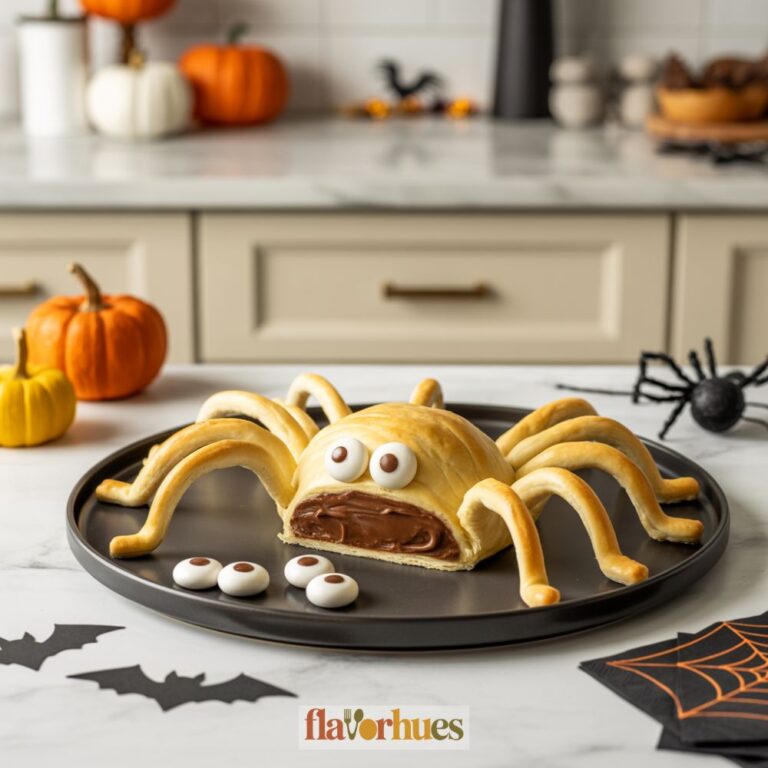 Halloween Puff Pastry Spider Recipe