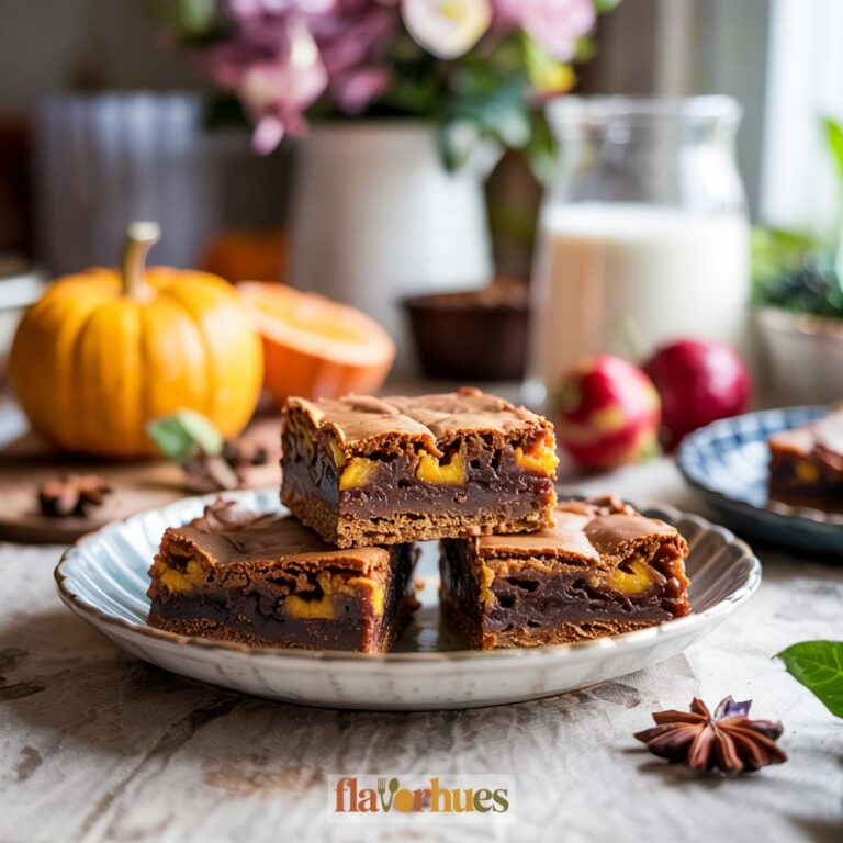 Low Calorie Pumpkin Brownies