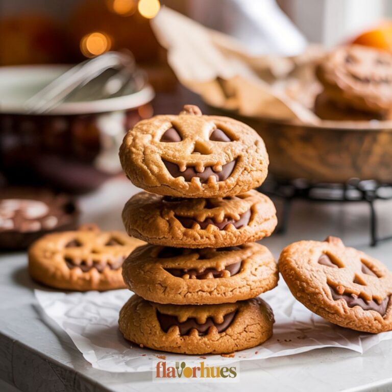 Milk Chocolate Stuffed Jack-O’-Lantern Cookies Recipe