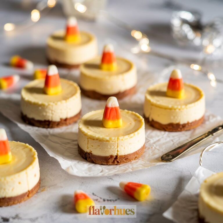 Mini Candy Corn Cheesecakes Recipe