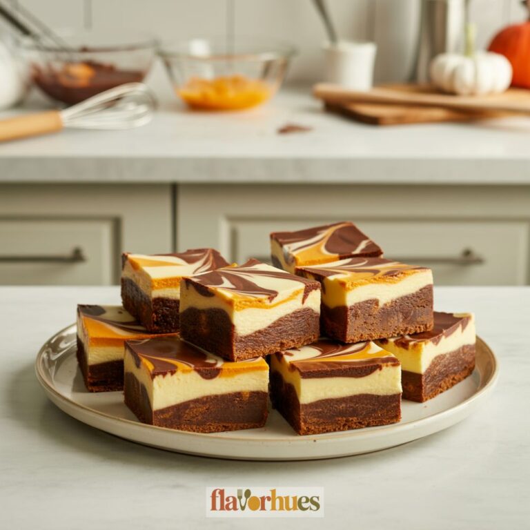 Pumpkin Cheesecake Brownies Recipe
