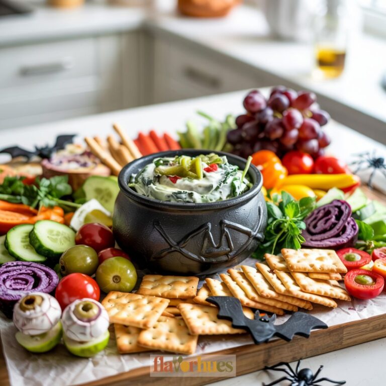 Witch’s Cauldron Dip Bowl Charcuterie Board Recipe