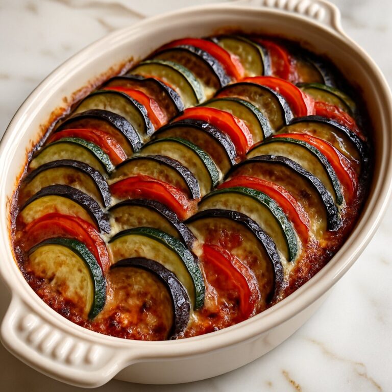 Zucchini, Eggplant and Tomato Gratin Recipe