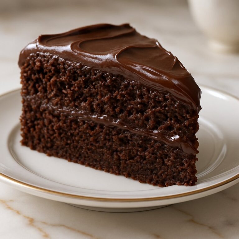 Moist Homemade Chocolate Cake Recipe