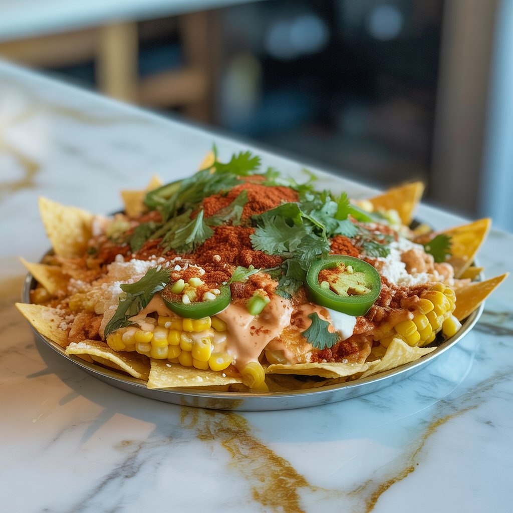 Mexican Street Corn Nachos Recipe