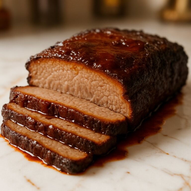 Oven Baked BBQ Brisket Recipe