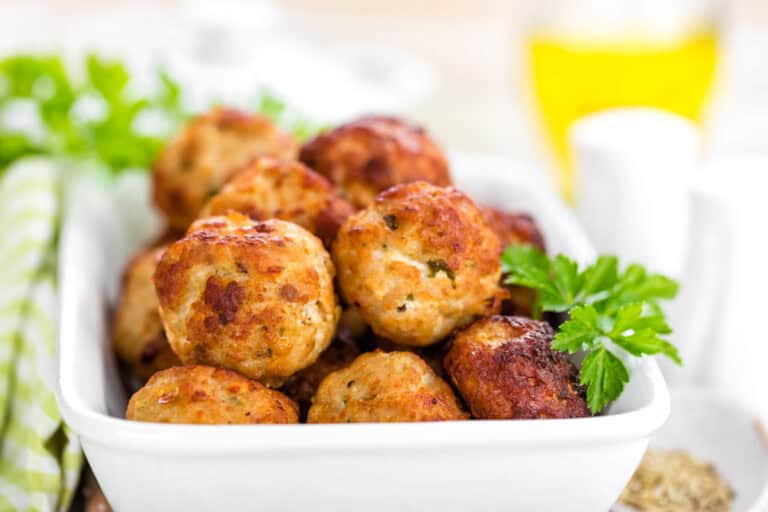 Baked Chicken Meatballs Recipe