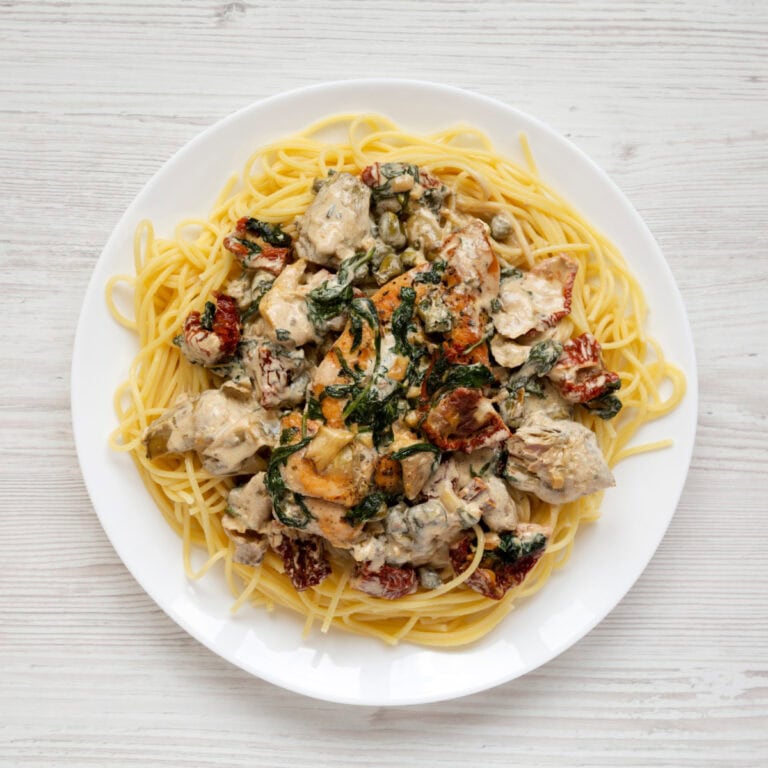 Creamy Tuscan Chicken Pasta Recipe