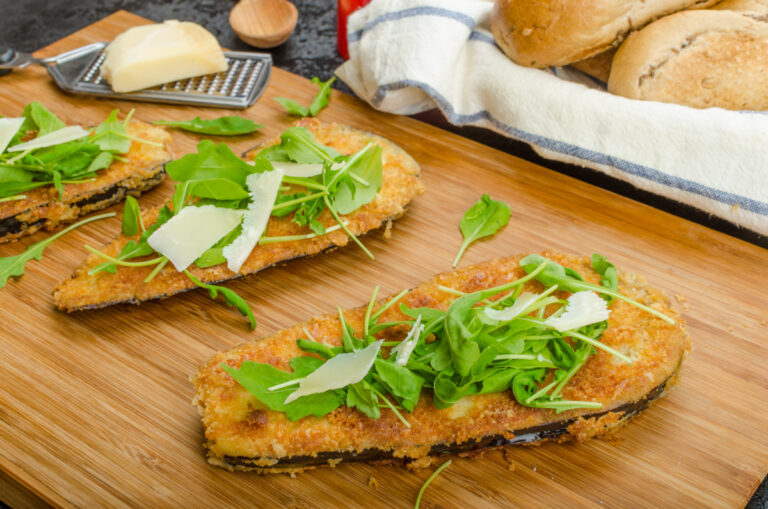 Fried Eggplant Parmesan Recipe