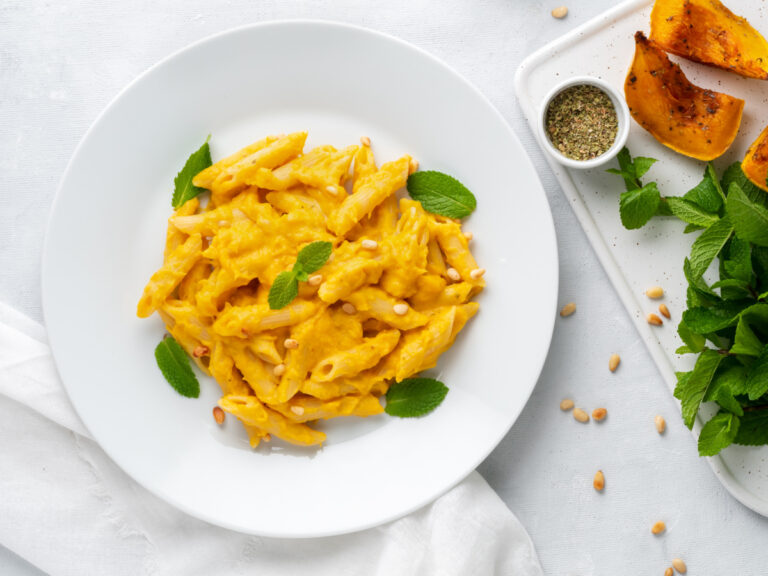 Pumpkin Alfredo Pasta Recipe