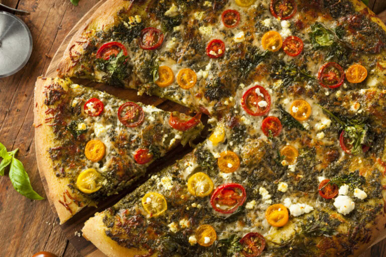 Grilled Pesto Pizza Recipe