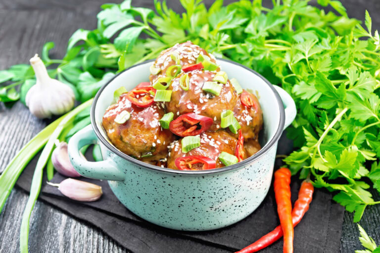 Korean Meatballs in Sweet and Sour Sauce Recipe