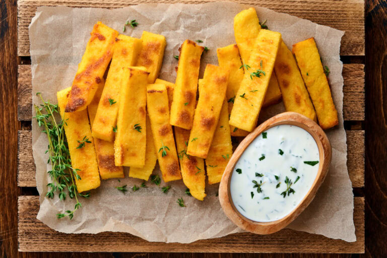 Polenta Chips Fries Recipe