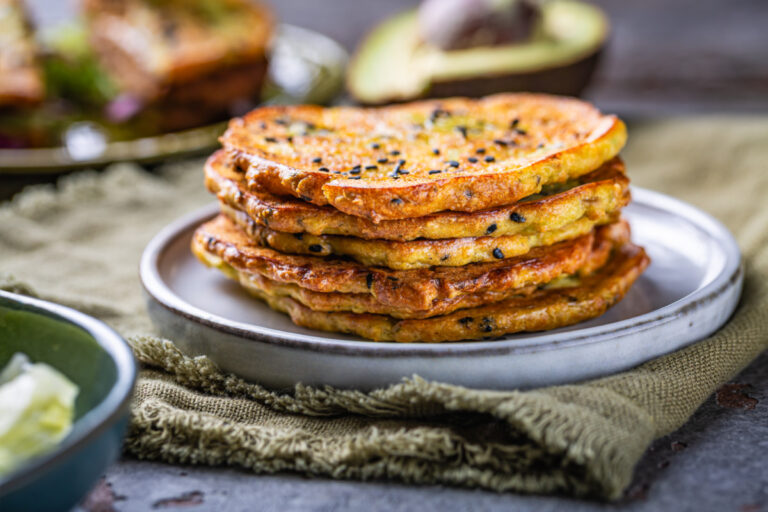 Savory Avocado Pancakes Recipe