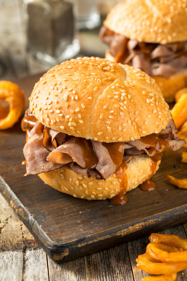 Barbecue Roast Beef Burger Recipe