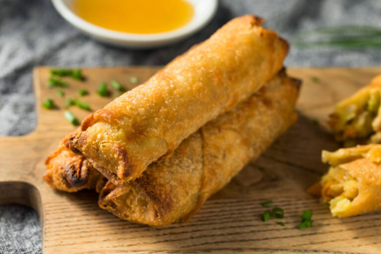 Fried Vegetable Egg Rolls Recipe