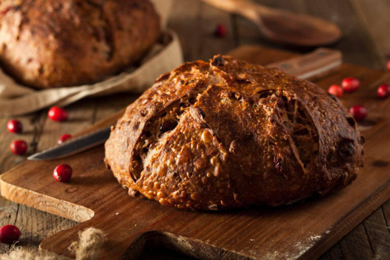 Homemade Walnut Cranberry Bread Recipe
