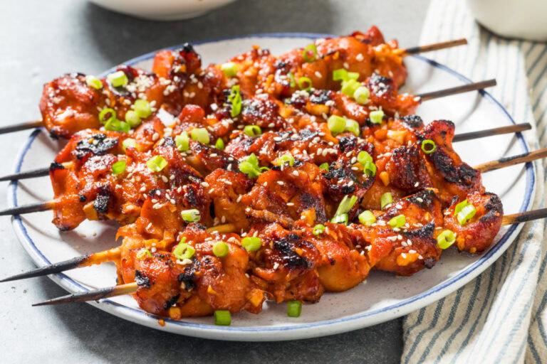 Korean Gochujang Chicken Skewers Recipe