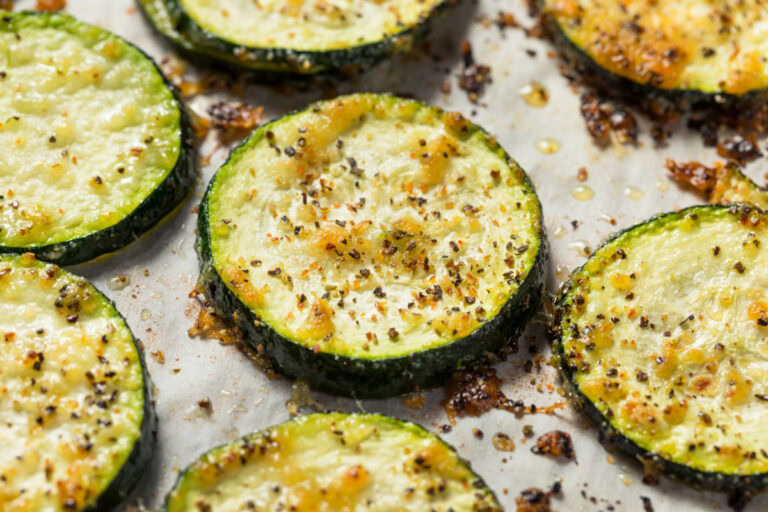 Roasted Zucchini Slices Recipe