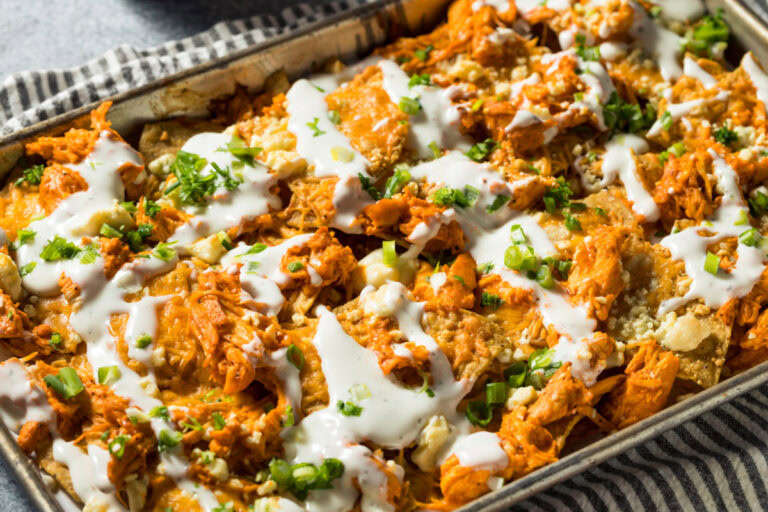 Buffalo Ranch Chicken Nachos Recipe
